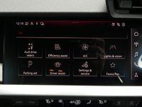 USED 2023 23 AUDI A3 Sportback 1.0 TFSI 30 Sport 5d 110 S/S 1 OWNER FROM NEW, FULL SERVICE HISTORY, SAT NAV, VIRTUAL COCKPIT (DIGITAL DASH), FULL BLACK LEATHER UPHOLSTERY, WIRELESS APPLE CARPLAY / ANDROID AUTO, FLAT BOTTOM MULTI-FUNCTION STEERING WHEEL, REAR PARKING SENSORS, DAB RADIO, BLUETOOTH, 2x USB PORTS, MANUAL 6 SPEED, 17 INCH ALLOY WHEELS, ELECTRIC FOLDING HEATED DOOR MIRRORS, CRUISE CONTROL & SPEED LIMITER, RAIN & LIGHT SENSORS, KEYLESS START, VOICE CONTROL, DRIVE SELECT, DUAL ZONE CLIMATE CONTROL, LANE DEPARTURE WARNING, TPMS, SPACE SAVER SPARE