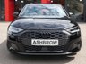 USED 2023 23 AUDI A3 Sportback 1.0 TFSI 30 Sport 5d 110 S/S 1 OWNER FROM NEW, FULL SERVICE HISTORY, SAT NAV, VIRTUAL COCKPIT (DIGITAL DASH), FULL BLACK LEATHER UPHOLSTERY, WIRELESS APPLE CARPLAY / ANDROID AUTO, FLAT BOTTOM MULTI-FUNCTION STEERING WHEEL, REAR PARKING SENSORS, DAB RADIO, BLUETOOTH, 2x USB PORTS, MANUAL 6 SPEED, 17 INCH ALLOY WHEELS, ELECTRIC FOLDING HEATED DOOR MIRRORS, CRUISE CONTROL & SPEED LIMITER, RAIN & LIGHT SENSORS, KEYLESS START, VOICE CONTROL, DRIVE SELECT, DUAL ZONE CLIMATE CONTROL, LANE DEPARTURE WARNING, TPMS, SPACE SAVER SPARE