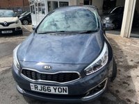 USED 2017 66 KIA CEED 1.6 CRDi 3 Hatchback 5dr Diesel Manual Euro 6 (s/s) (134 bhp) 