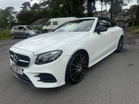 USED 2021 21 MERCEDES-BENZ E-CLASS 2.0 E220d AMG Line (Premium Plus) Cabriolet 2dr Diesel G-Tronic+ Euro 6 (s/s) (194 ps) SUPERB LOCAL CAR WITH FSH 2 OWNERS TOP SPEC PREMIUM PLUS