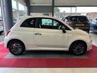 USED 2016 66 FIAT 500 1.2 S Hatchback 3dr Petrol Manual Euro 6 (s/s) (69 bhp) PARKING SENSORS, DIGITAL DASH, CARPLAY, SPORTS KIT, MULTI FUNCTION STEERING WHEEL, LED DAYTIME RUNNING LIGHTS, 15 INCH SATIN GRAPHITE WHEELS, BOSSA NOVA WHITE