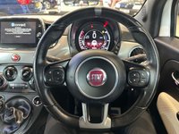 USED 2016 66 FIAT 500 1.2 S Hatchback 3dr Petrol Manual Euro 6 (s/s) (69 bhp) PARKING SENSORS, DIGITAL DASH, CARPLAY, SPORTS KIT, MULTI FUNCTION STEERING WHEEL, LED DAYTIME RUNNING LIGHTS, 15 INCH SATIN GRAPHITE WHEELS, BOSSA NOVA WHITE