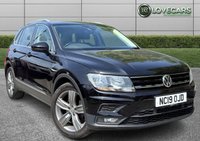 USED 2019 19 VOLKSWAGEN TIGUAN 2.0 TDI Match SUV 5dr Diesel Manual Euro 6 (s/s) (150 ps) STUNNING CAR BOTH INSIDE AND OUT, LONG MOT AND GOOD HISTORY WITH 5 STAMPS IN THE SERVICE BOOK! SAT NAV, BLUETOOTH, CRUISE, CLIMATE, FRONT AND REAR PARKING SENSORS, PRIVACY GLASS