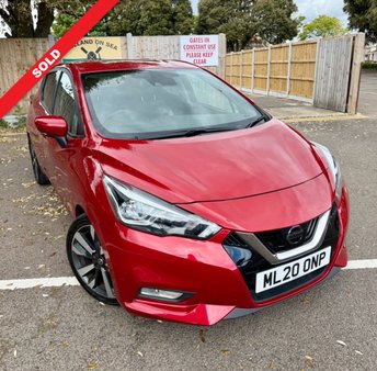2020 NISSAN MICRA 1.0 DIG-T Tekna Hatchback 5dr Petrol Manual Euro 6 (s/s) (117 ps) SOLD
