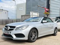 USED 2015 64 MERCEDES-BENZ E CLASS 2.1 E220 CDI AMG Sport Cabriolet Euro 5 (s/s) 2dr RARE MANUAL NEW MOT SERVICE