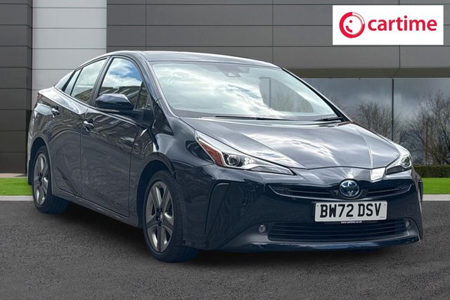 View our Toyota Prius 1.8 VVT-h GPF Excel Hatchback 5dr Petrol Hybrid CVT Euro 6 (s/s) (15in Alloy) (122 ps) Panoramic View Monitor, Front / Rear Parking Sensors, Android Auto / Apple CarPlay, Heated Front Seats, Touchscreen