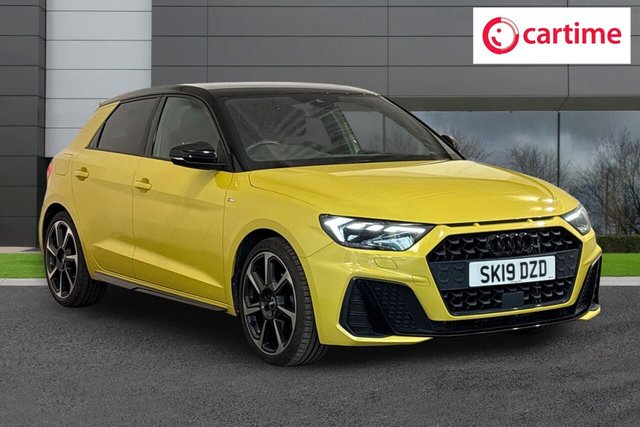 View our Audi A1 1.5 TFSI 35 S line Contrast Edition Sportback 5dr Petrol Manual Euro 6 (s/s) (150 ps) Rear Parking Sensors, Audi Smartphone Interface, LED Interior Light Pack, Black Styling Package, MMI Touch