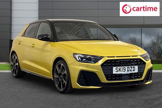 View our Audi A1 1.5 TFSI 35 S line Contrast Edition Sportback 5dr Petrol Manual Euro 6 (s/s) (150 ps) Rear Parking Sensors, Audi Smartphone Interface, LED Interior Light Pack, Black Styling Package, MMI Touch