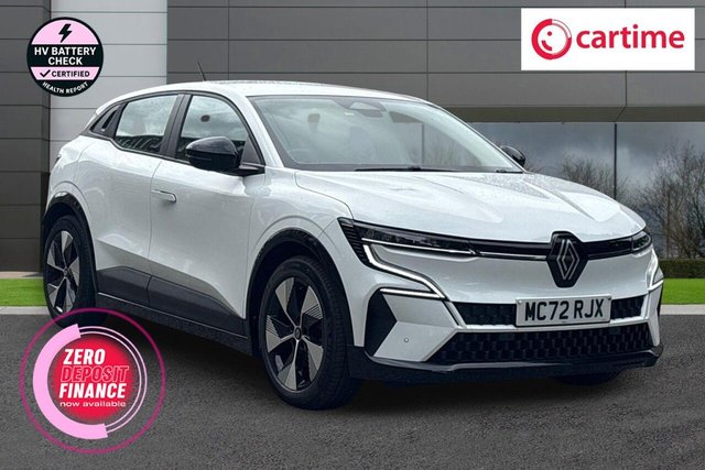 View our Renault Megane 60kWh equilibre Hatchback 5dr Electric Auto (optimum charge) (220 ps) Rear View Camera, Rear Park Assist, Heated Steering Wheel, 18In Alloys, Folding Door Mirrors
