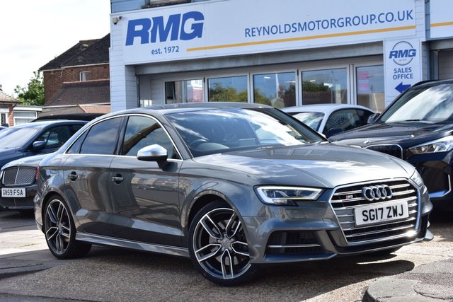 View our Audi S3 2.0 TFSI Saloon 4dr Petrol S Tronic quattro Euro 6 | 1 PREVIOUS OWNER | 2 KEYS | 19" ALLOYS | SAT NAV | PRIVACY GLASS | AIR CON | CLIMATE CONTROL | HEATED SEATS |  PARKING SENSORS 