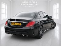 USED 2017 67 MERCEDES-BENZ C-CLASS 2.1 C220d AMG Line Saloon 4dr Diesel G-Tronic+ Euro 6 (s/s) (170 ps) Auto_LowMilage_AMG_Ulez