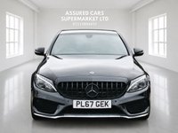 USED 2017 67 MERCEDES-BENZ C-CLASS 2.1 C220d AMG Line Saloon 4dr Diesel G-Tronic+ Euro 6 (s/s) (170 ps) Auto_LowMilage_AMG_Ulez
