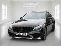 USED 2017 67 MERCEDES-BENZ C-CLASS 2.1 C220d AMG Line Saloon 4dr Diesel G-Tronic+ Euro 6 (s/s) (170 ps) Auto_LowMilage_AMG_Ulez