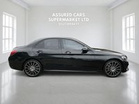 USED 2017 67 MERCEDES-BENZ C-CLASS 2.1 C220d AMG Line Saloon 4dr Diesel G-Tronic+ Euro 6 (s/s) (170 ps) Auto_LowMilage_AMG_Ulez