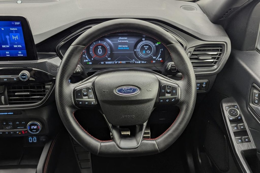 USED 2022 22 FORD KUGA 2.5 EcoBoost Duratec 14.4kWh ST-Line SUV 5dr Petrol Plug-in Hybrid CVT Euro 6 (s/s) (225 ps) Car Play, Rear Camera, Sat Nav
