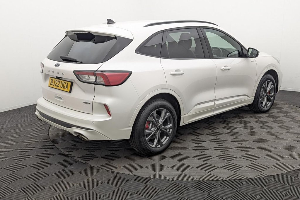 USED 2022 22 FORD KUGA 2.5 EcoBoost Duratec 14.4kWh ST-Line SUV 5dr Petrol Plug-in Hybrid CVT Euro 6 (s/s) (225 ps) Car Play, Rear Camera, Sat Nav