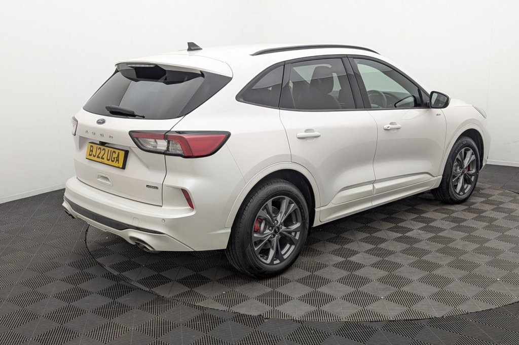 USED 2022 22 FORD KUGA 2.5 EcoBoost Duratec 14.4kWh ST-Line SUV 5dr Petrol Plug-in Hybrid CVT Euro 6 (s/s) (225 ps) Car Play, Rear Camera, Sat Nav