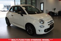USED 2019 19 FIAT 500 1.2 S Hatchback 3dr Petrol Manual Euro 6 (s/s) (69 bhp) ***BLUETOOTH**REAR PARKING AID**TOUCH SCREEN MEDIA**AIR CON**DAB RADIO**LEATHER FLAT BOTTOM STEERING WHEEL***FRONT SPORTS SEATS**CRUISE CONTROL**MULTI FUNCTION STEERING WHEEL***