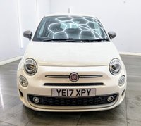 USED 2017 17 FIAT 500 1.2 S Hatchback 3dr Petrol Manual Euro 6 (s/s) (69 bhp) 15 INCH ALLOYS, REAR PARKING SENSORS , BLACK /BLUE  FABRIC UPHOLSTERY , BLUETOOTH CONNECTION , DAB RADIO , SERVICE HISTORY - LATEST MAY 2026