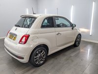 USED 2017 17 FIAT 500 1.2 S Hatchback 3dr Petrol Manual Euro 6 (s/s) (69 bhp) 15 INCH ALLOYS, REAR PARKING SENSORS , BLACK /BLUE  FABRIC UPHOLSTERY , BLUETOOTH CONNECTION , DAB RADIO , SERVICE HISTORY - LATEST MAY 2026