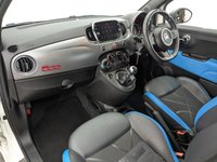USED 2017 17 FIAT 500 1.2 S Hatchback 3dr Petrol Manual Euro 6 (s/s) (69 bhp) 15 INCH ALLOYS, REAR PARKING SENSORS , BLACK /BLUE  FABRIC UPHOLSTERY , BLUETOOTH CONNECTION , DAB RADIO , SERVICE HISTORY - LATEST MAY 2026