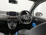 USED 2017 17 FIAT 500 1.2 S Hatchback 3dr Petrol Manual Euro 6 (s/s) (69 bhp) 15 INCH ALLOYS, REAR PARKING SENSORS , BLACK /BLUE  FABRIC UPHOLSTERY , BLUETOOTH CONNECTION , DAB RADIO , SERVICE HISTORY - LATEST MAY 2026