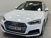 USED 2019 68 AUDI A5 2.0 TFSI 45 S line Sportback 5dr Petrol S Tronic quattro Euro 6 (s/s) (245 ps) SUNROOF + DIGITAL DASHBOARD + FLAT-BOTTOM STEERING WHEEL