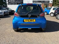 USED 2010 TOYOTA AYGO 1.0 VVT-i Blue Hatchback 3dr Petrol Manual Euro 4 (67 bhp) 