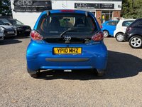 USED 2010 TOYOTA AYGO 1.0 VVT-i Blue Hatchback 3dr Petrol Manual Euro 4 (67 bhp) 