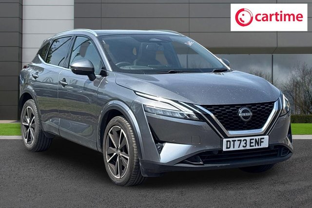 View our Nissan Qashqai 1.3 DIG-T MHEV Tekna SUV 5dr Petrol Hybrid Manual Euro 6 (s/s) (140 ps) Rear View Camera, Front / Rear Parking Sensors, Glass Roof Pack, Tech Pack - Drive Assist - HUD, 19in Alloys