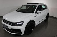 USED 2018 18 VOLKSWAGEN TIGUAN 2.0 TDI R-Line SUV 5dr Diesel DSG 4Motion Euro 6 (s/s) (190 ps) FULL SERVICE HISTORY - 2 KEYS - 2 OWNERS