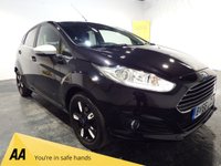 USED 2016 66 FORD FIESTA 1.0T EcoBoost Zetec Black Edition Hatchback 5dr Petrol Manual Euro 6 (s/s) (100 ps) &pound;20 ROAD TAX-SAT NAV-DAB-A/C-HEATED WINDSCREEN-BLUETOOTH-USB-C/D
