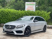 USED 2018 68 MERCEDES-BENZ C-CLASS 2.1 C220d Nightfall Edition Estate 5dr Auto  Auto, Sat Nav, DAB