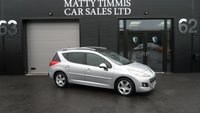 USED 2011 11 PEUGEOT 207 SW 1.6 HDi Allure Estate 5dr Diesel Manual Euro 5 (92 ps)&pound;20 TAX,1/2 LEATHER,ALLOYS,2 KEYS,LONG MOT.  PART EXCHANGE VEHICLE,DRIVES WELL.