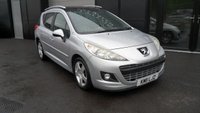 USED 2011 11 PEUGEOT 207 SW 1.6 HDi Allure Estate 5dr Diesel Manual Euro 5 (92 ps)&pound;20 TAX,1/2 LEATHER,ALLOYS,2 KEYS,LONG MOT.  PART EXCHANGE VEHICLE,DRIVES WELL.