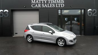 2011 PEUGEOT 207 SW 1.6 HDi Allure Estate 5dr Diesel Manual Euro 5 (92 ps)&pound;20 TAX,1/2 LEATHER,ALLOYS,2 KEYS,LONG MOT.  &pound;2499.00