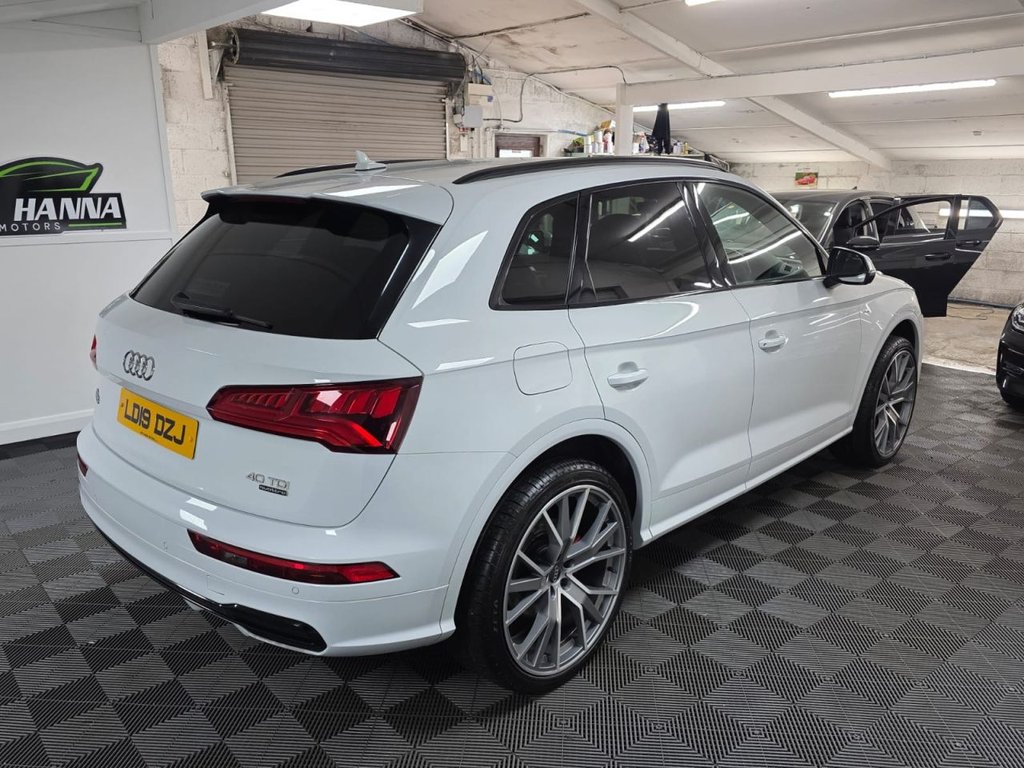USED 2019 19 AUDI Q5 2.0 TDI 40 S line SUV 5dr Diesel S Tronic quattro Euro 6 (s/s) (190 ps) Bluetooth - SatNav - Sensors!