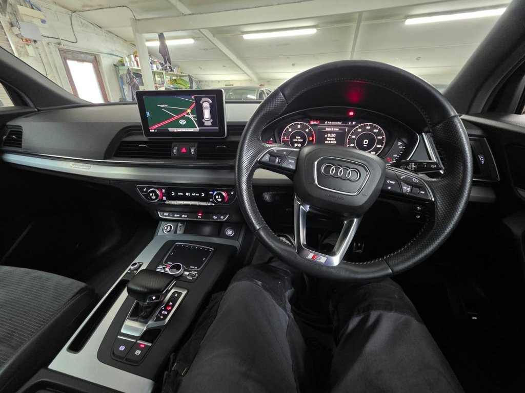 USED 2019 19 AUDI Q5 2.0 TDI 40 S line SUV 5dr Diesel S Tronic quattro Euro 6 (s/s) (190 ps) Bluetooth - SatNav - Sensors!