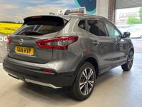 USED 2018 18 NISSAN QASHQAI 1.2 DIG-T N-Connecta SUV 5 door Petrol Manual Euro 6 in grey PARK SENSORS+REVERSE CAM+CRUISE