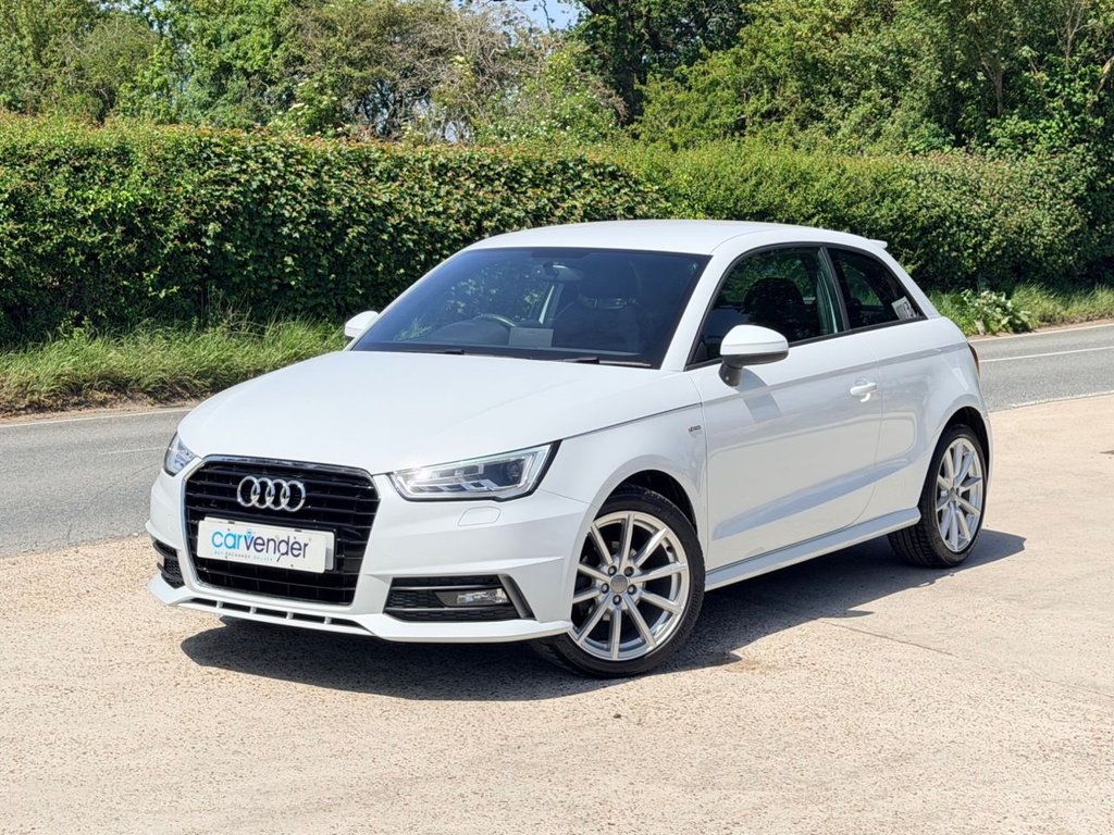 USED 2018 18 AUDI A1 1.0 TFSI S line Hatchback 3dr Petrol S Tronic Euro 6 (s/s) (Nav) (95 ps) 5 Services|Sensors|Cruise|
