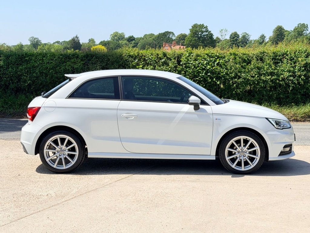 USED 2018 18 AUDI A1 1.0 TFSI S line Hatchback 3dr Petrol S Tronic Euro 6 (s/s) (Nav) (95 ps) 5 Services|Sensors|Cruise|