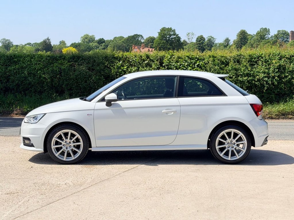 USED 2018 18 AUDI A1 1.0 TFSI S line Hatchback 3dr Petrol S Tronic Euro 6 (s/s) (Nav) (95 ps) 5 Services|Sensors|Cruise|