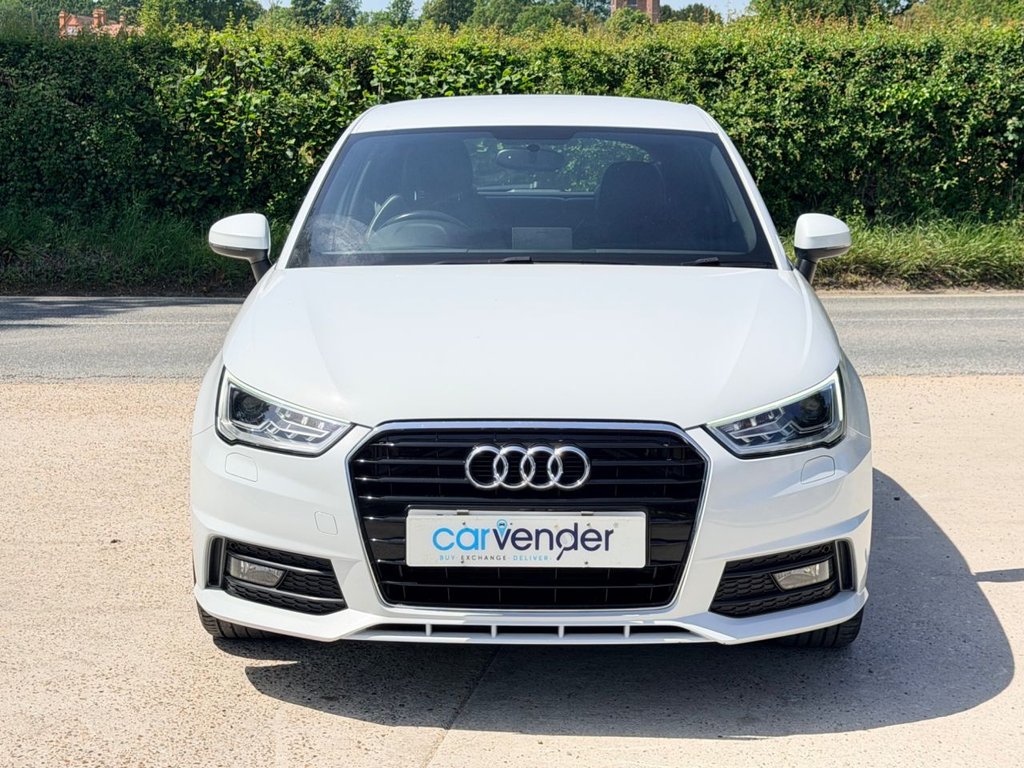 USED 2018 18 AUDI A1 1.0 TFSI S line Hatchback 3dr Petrol S Tronic Euro 6 (s/s) (Nav) (95 ps) 5 Services|Sensors|Cruise|