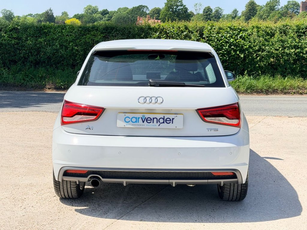 USED 2018 18 AUDI A1 1.0 TFSI S line Hatchback 3dr Petrol S Tronic Euro 6 (s/s) (Nav) (95 ps) 5 Services|Sensors|Cruise|