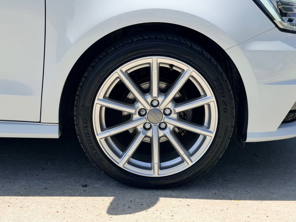 USED 2018 18 AUDI A1 1.0 TFSI S line Hatchback 3dr Petrol S Tronic Euro 6 (s/s) (Nav) (95 ps) 5 Services|Sensors|Cruise|