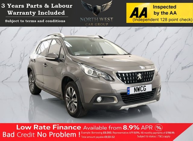 View our Peugeot 2008 1.2 PureTech Allure Premium SUV 5dr Petrol Manual Euro 6 (82 ps) ***DRIVE AWAY TODAY*** NATIONWIDE PARTS & LABOUR WARRANTY INCLUDED + 12 MONTHS AA BREAKDOWN FREE