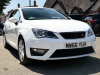USED 2017 66 SEAT IBIZA 1.2 TSI FR Hatchback 5dr Petrol Manual Euro 6 (90 ps) 