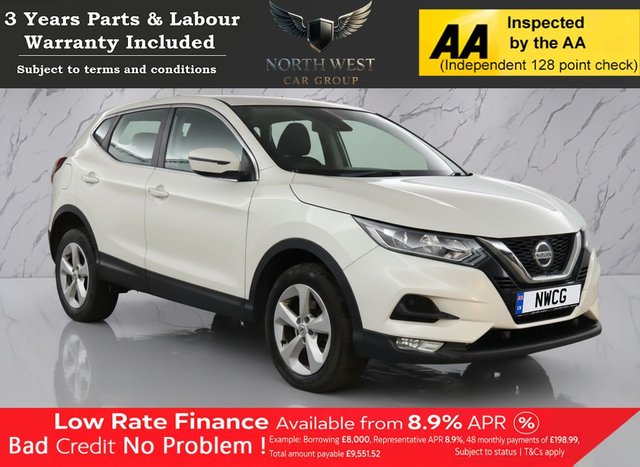 View our Nissan Qashqai 1.5 dCi Acenta Premium SUV 5dr Diesel Manual Euro 6 (s/s) (115 ps) ***DRIVE AWAY TODAY*** NATIONWIDE PARTS & LABOUR WARRANTY INCLUDED + 12 MONTHS AA BREAKDOWN FREE