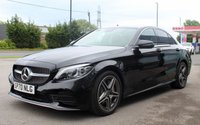 PRE-OWNED 2020 70 MERCEDES-BENZ C-CLASS 2.0 C300d AMG Line Edition (Premium) Saloon 4dr Diesel G-Tronic+ Euro 6 (s/s) (245 ps) Obsidian Black Metallic (&pound;685 option), Full Black Leather Interior, AMG Alloys, Heated Seats, 12.3in Digital Instrument Display, Smart Phone Integration, Apple CarPlay, Parking Camera, Active Park Assist, Ambient Lighting, Dynamic LED Headlights, Comand Satellite Navigation, Auto Dimming Mirrors, Wireless Phone Charging, Dynamic Select, DAB Radio, Android Auto, Cruise Control, Tyre Pressure Monitor, Road Sign Recognition, Electric Folding Mirrors, Two Zone Automatic Climate Control, 2 Keys