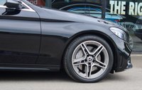 PRE-OWNED 2020 70 MERCEDES-BENZ C-CLASS 2.0 C300d AMG Line Edition (Premium) Saloon 4dr Diesel G-Tronic+ Euro 6 (s/s) (245 ps) Obsidian Black Metallic (&pound;685 option), Full Black Leather Interior, AMG Alloys, Heated Seats, 12.3in Digital Instrument Display, Smart Phone Integration, Apple CarPlay, Parking Camera, Active Park Assist, Ambient Lighting, Dynamic LED Headlights, Comand Satellite Navigation, Auto Dimming Mirrors, Wireless Phone Charging, Dynamic Select, DAB Radio, Android Auto, Cruise Control, Tyre Pressure Monitor, Road Sign Recognition, Electric Folding Mirrors, Two Zone Automatic Climate Control, 2 Keys
